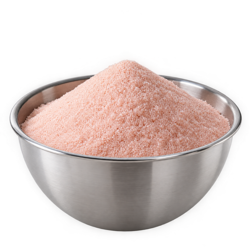 Extra fine pink salt for seasoning blends and dry mix manufacturing