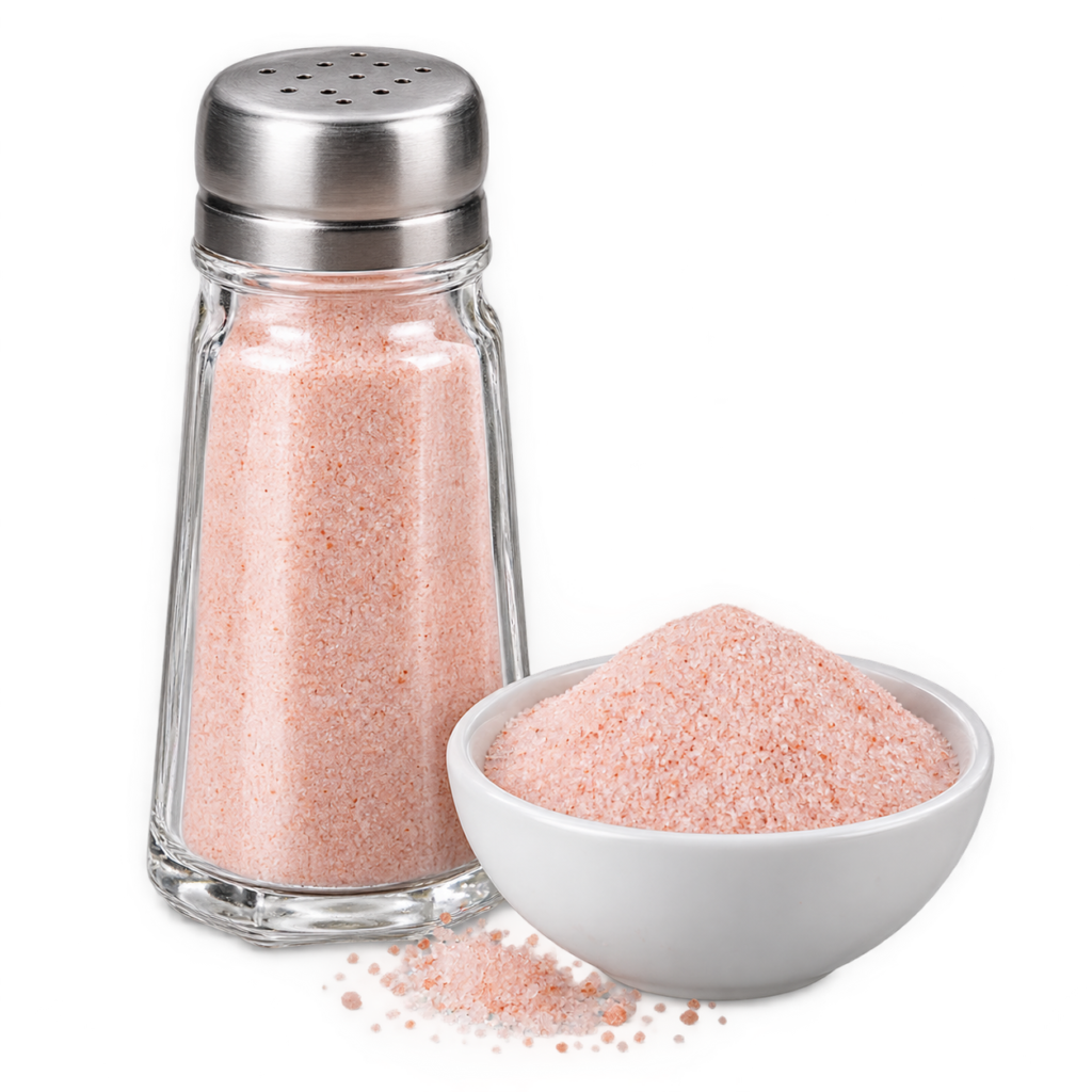 Fine Himalayan table salt for foodservice and table service