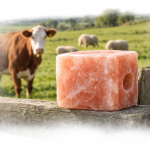 Himalayan mineral salt licks supplied to livestock and agricultural distributors