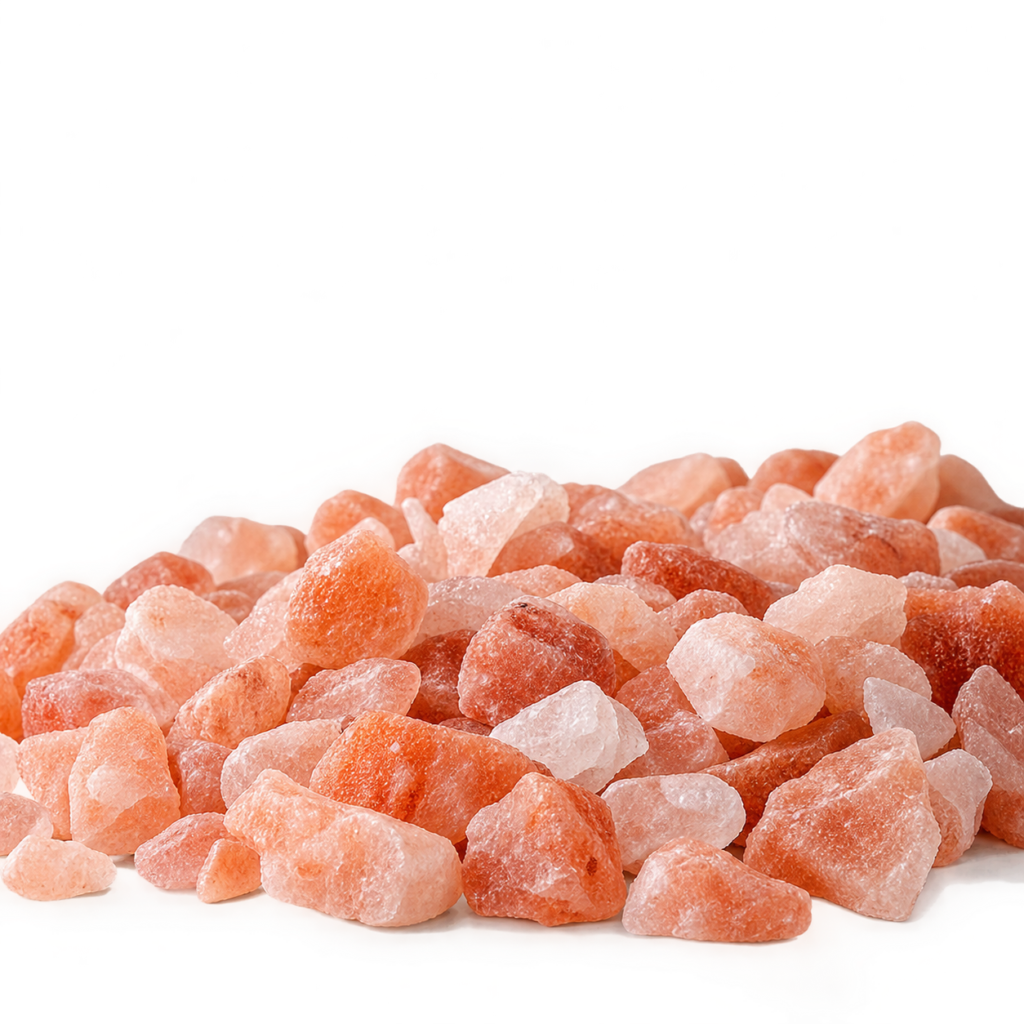 Loose Himalayan salt chunks for dry salt therapy floors and installations