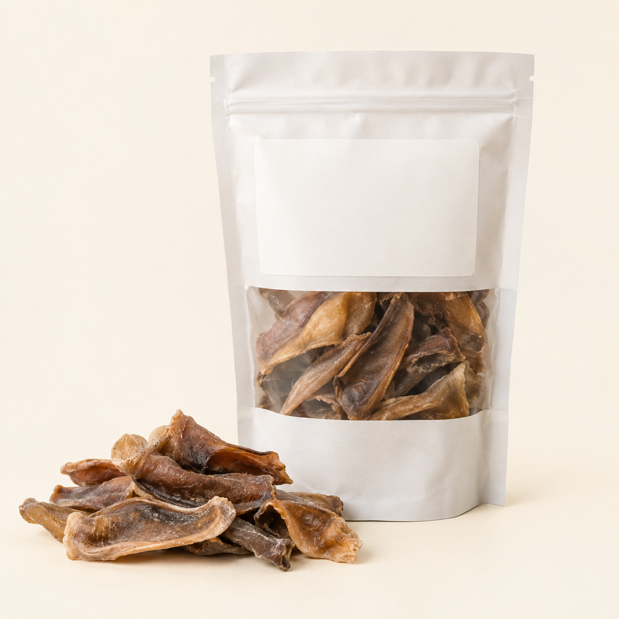 Private label animal licks supplied in unbranded packaging for own-brand programmes
