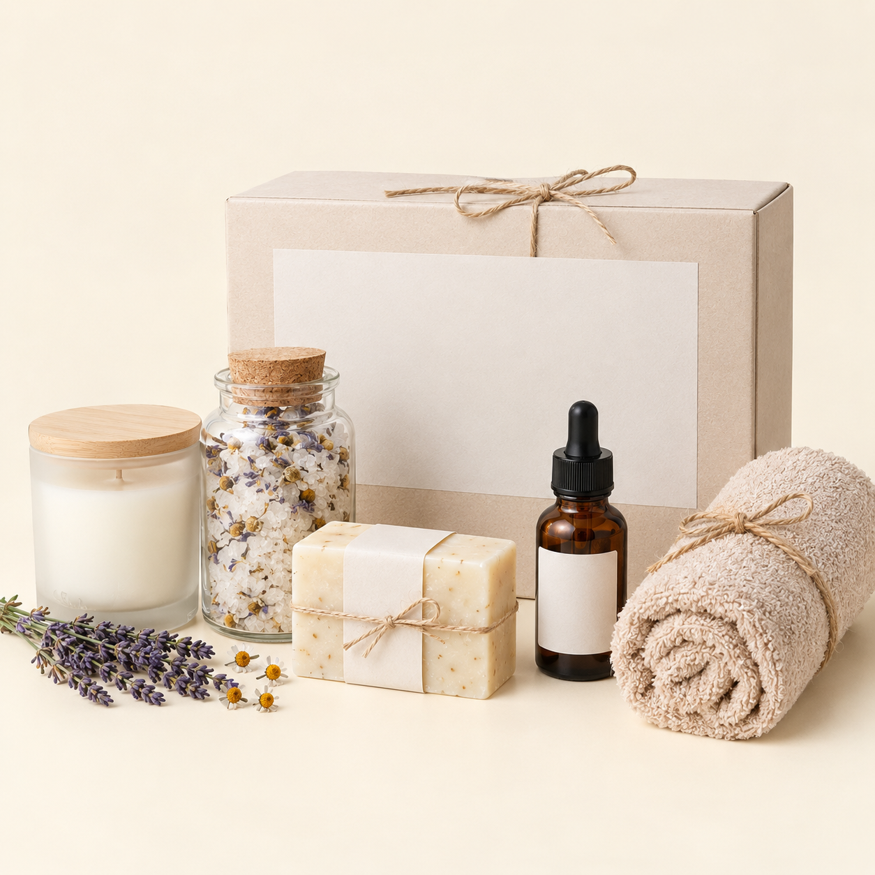 Private label gift and bundle sets supplied in unbranded packaging for own-brand programmes