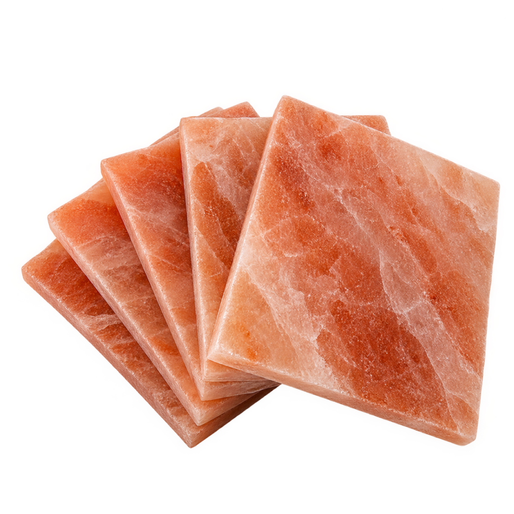 Himalayan salt wall tiles for salt room and feature wall construction