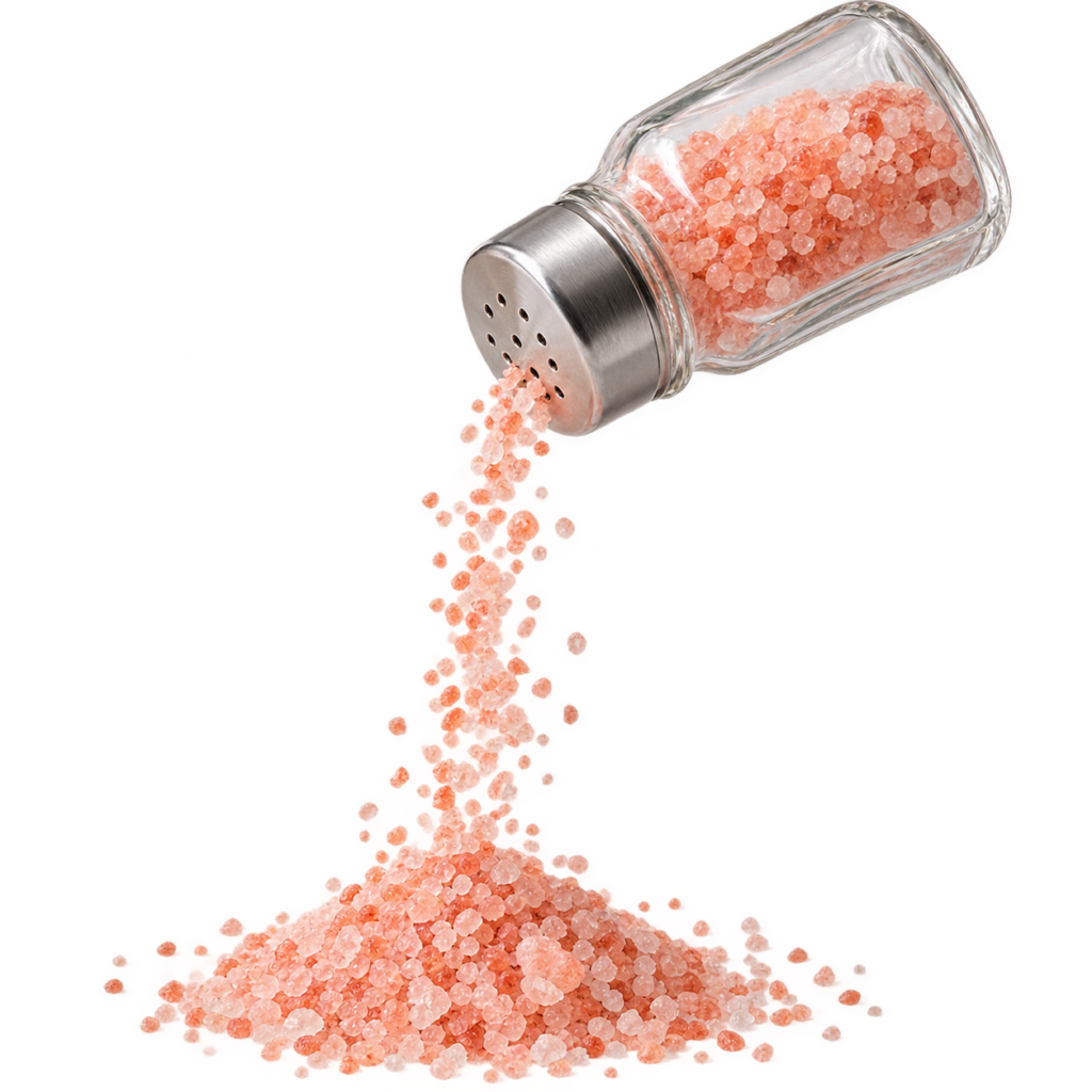Shaker grade Himalayan salt granules that pour freely