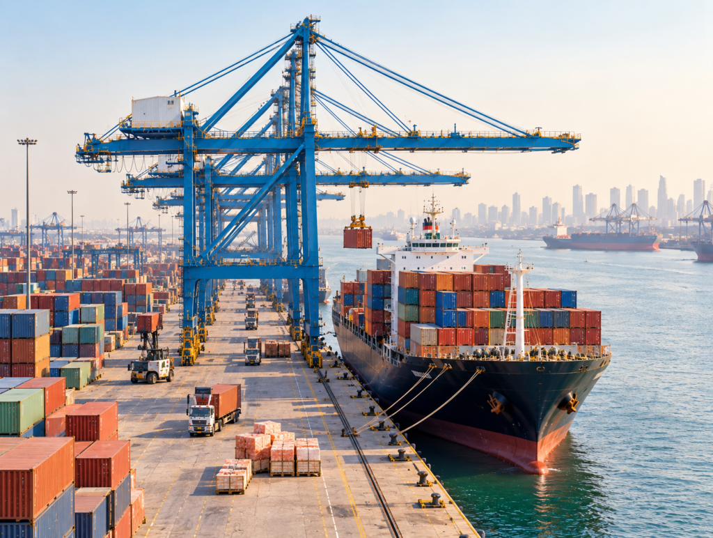 Himalayan salt containers shipped from Karachi to Asian ports